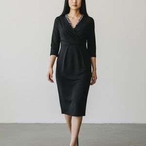 White House Black Market Black Midi Dress -Perfect Little Black Dress